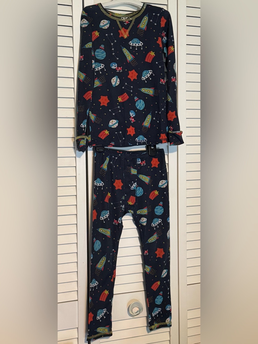 Cuddl Duds comfortech Stretch Poly 4T Space Theme